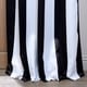preview thumbnail 12 of 14, Awning Black & Fog White 63" Room Darkening Curtain Pair (2 Panels) - 50 x 63