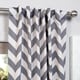 preview thumbnail 13 of 14, Awning Black & Fog White 63" Room Darkening Curtain Pair (2 Panels) - 50 x 63
