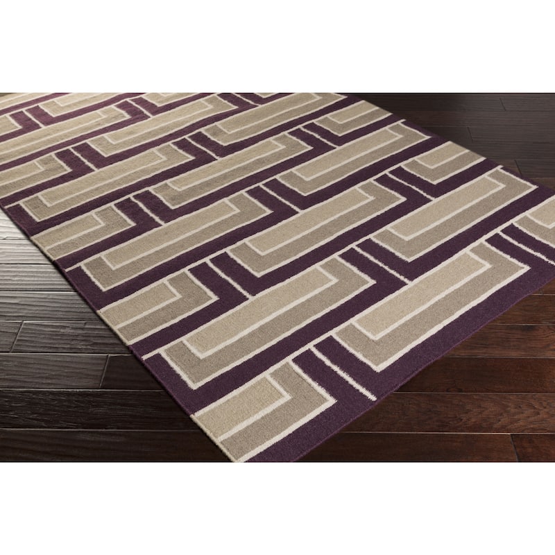 Hand-Woven Alexia Wool Area Rug