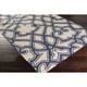 preview thumbnail 4 of 24, Hand-Woven Aliana Damask Wool Area Rug - 2' 6" x 8'