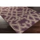 preview thumbnail 2 of 24, Hand-Woven Aliana Damask Wool Area Rug - 2' 6" x 8'