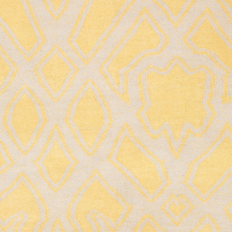 Hand-Woven Aliana Damask Wool Area Rug