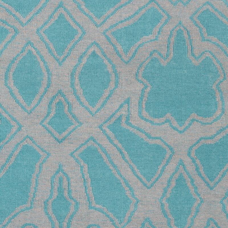 Hand-Woven Aliana Damask Wool Area Rug