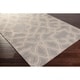 preview thumbnail 19 of 24, Hand-Woven Aliana Damask Wool Area Rug - 2' 6" x 8'