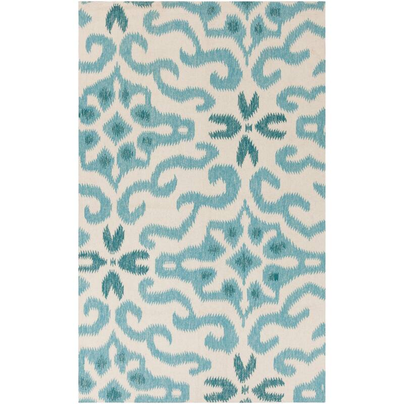 Hand-woven Bettie Ikat Reversible Area Rug