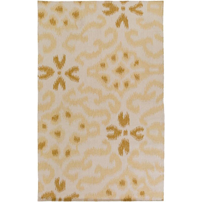Hand-woven Bettie Ikat Reversible Area Rug
