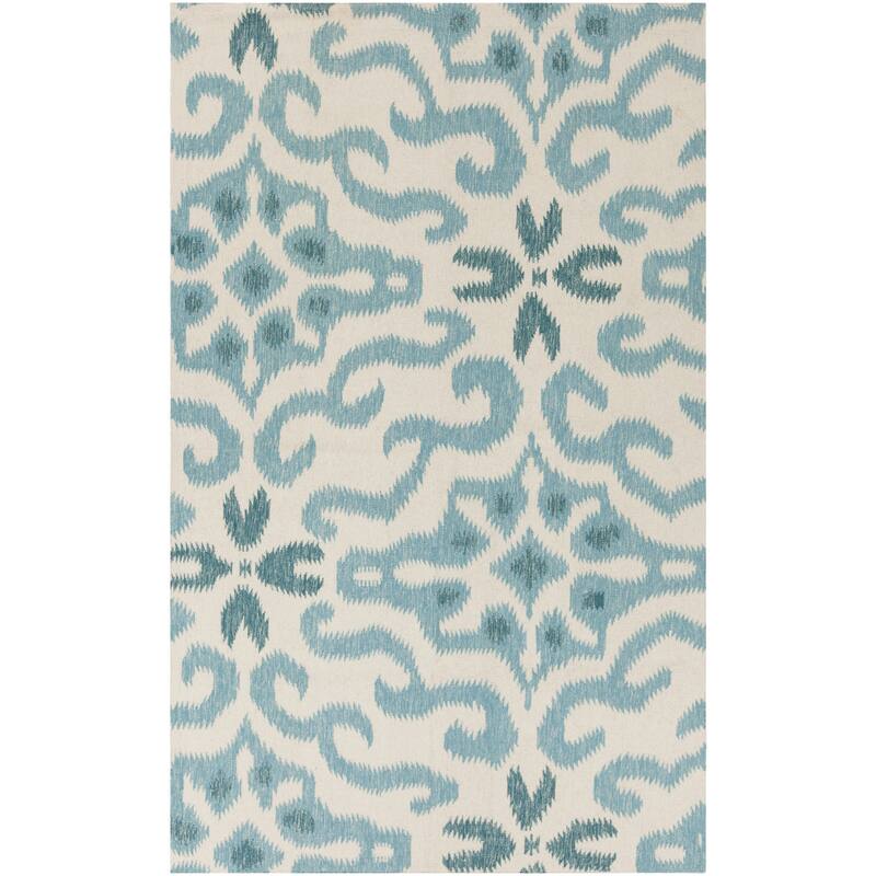 Hand-woven Bettie Ikat Reversible Area Rug