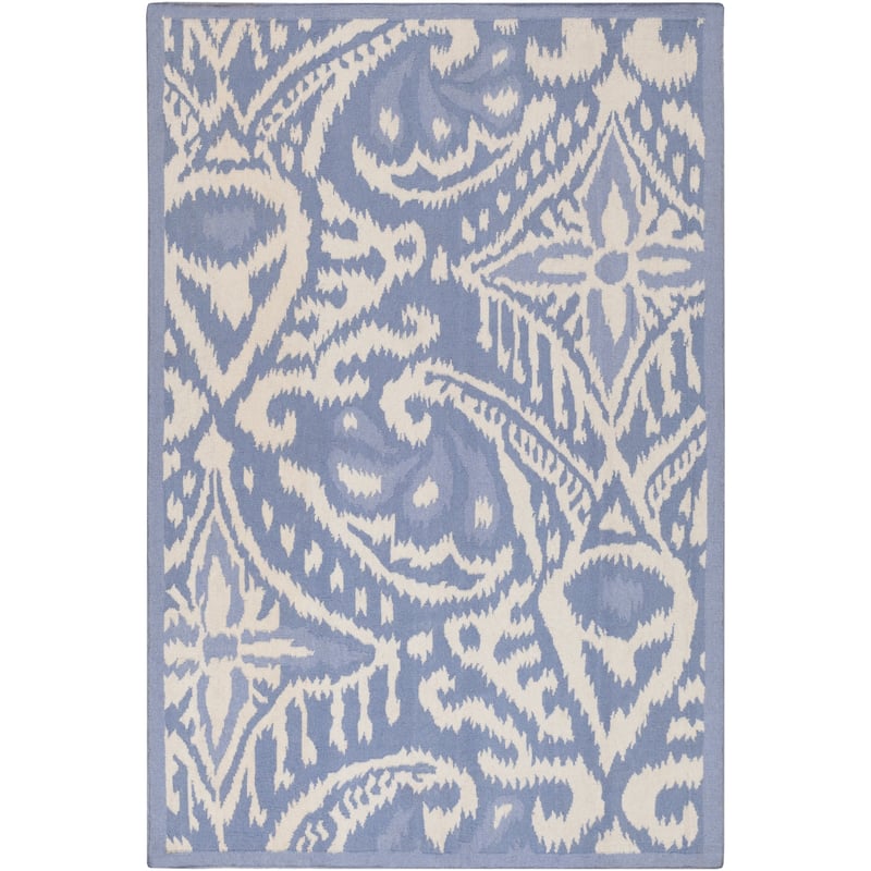 Hand-woven Cailyn Ikat Reversible Area Rug