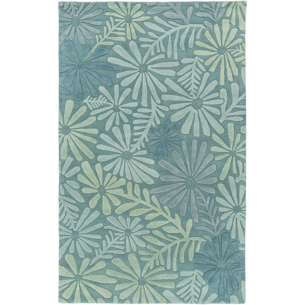 Hand-tufted Billie Floral Indoor Area Rug