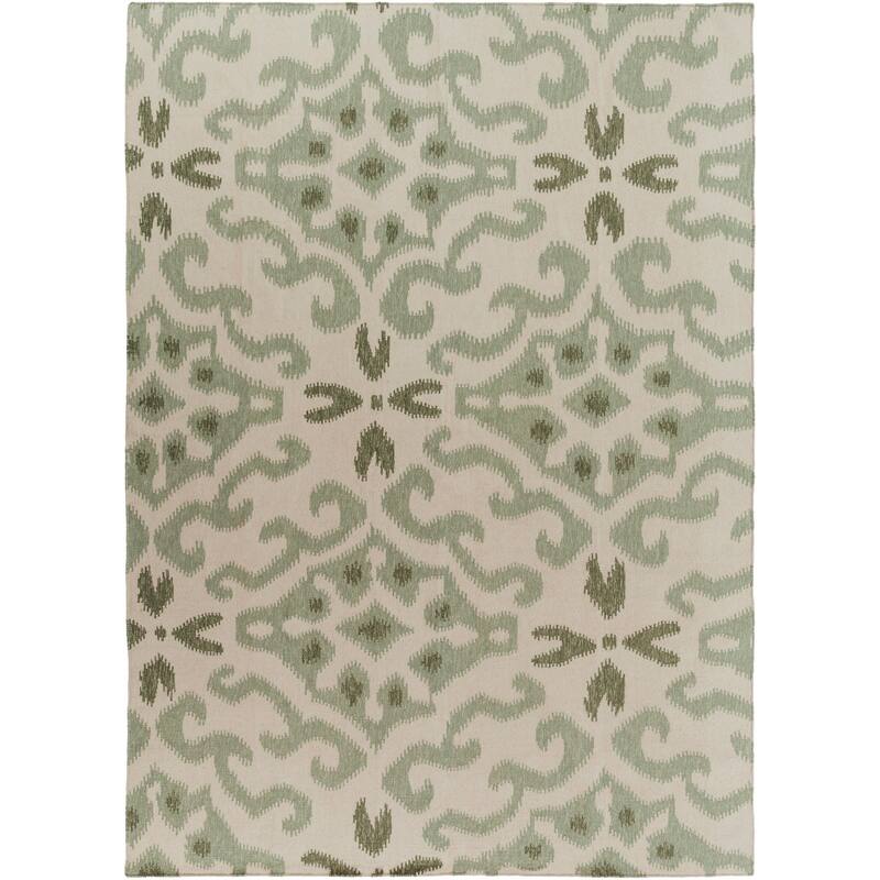 Hand-woven Bettie Ikat Reversible Area Rug