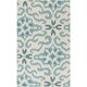 preview thumbnail 1 of 16, Hand-woven Bettie Ikat Reversible Area Rug Blue - 8' x 11'
