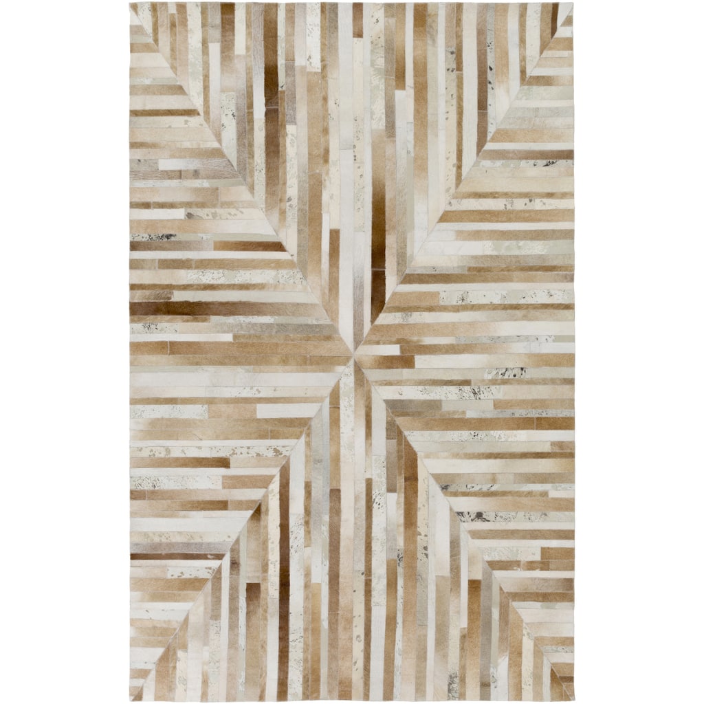 Hand-Crafted Kimberly Animal Leather Area Rug