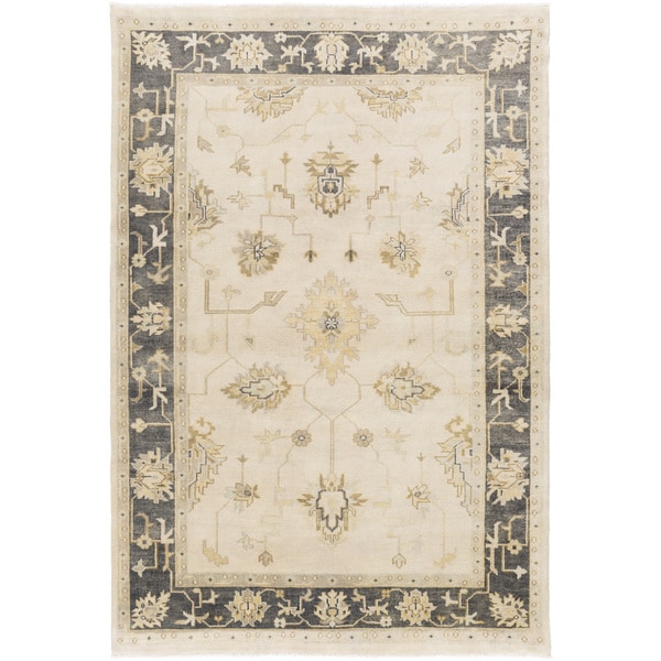 Hand-Knotted Chirstie Floral New Zealand Wool Area Rug - 9' x 13'