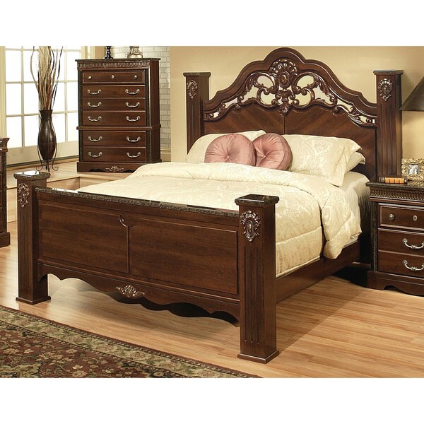 Shop Sandberg Furniture Cherry Brown Alexandria Estate Bed Free