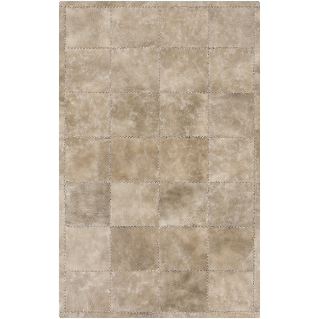 Hand-Crafted Mariah Animal Leather Area Rug
