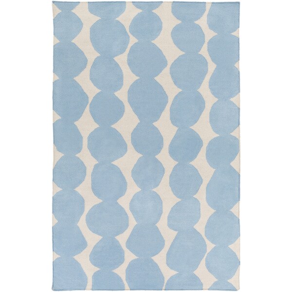 Hand-Woven Dorian Abstract Wool Area Rug