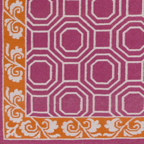 Hand Woven Darius Geometric Wool Area Rug Overstock 9804858