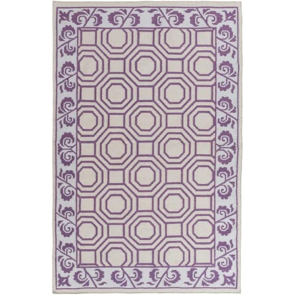 Hand Woven Darius Geometric Wool Area Rug Overstock 9804858