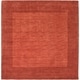 preview thumbnail 55 of 105, Hand Loomed Odessa Solid Bordered Tone-On-Tone Wool Area Rug