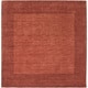 preview thumbnail 67 of 105, Hand Loomed Odessa Solid Bordered Tone-On-Tone Wool Area Rug
