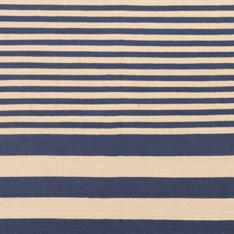 Hand-Woven Pauline Stripe Pattern Cotton Area Rug