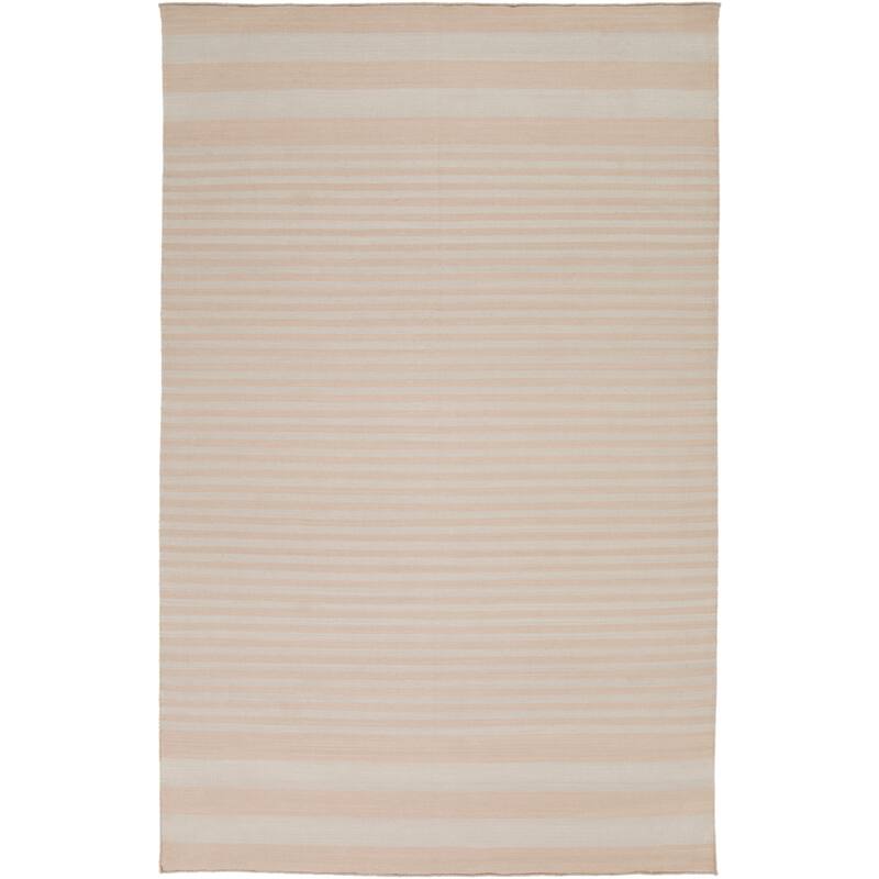 Hand-Woven Pauline Stripe Pattern Cotton Area Rug
