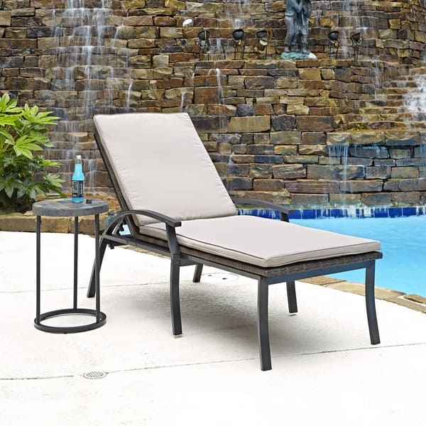 Shop Laguna Chaise Lounge Chair Accent Table By Home Styles