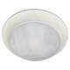 preview thumbnail 1 of 0, Maxim Marble Shade 1-light White Essentials 5850 Flush Mount Light