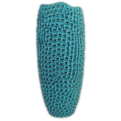 Aurelle Home Tall Blue Vase (Set of 2) - N/A