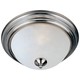 preview thumbnail 2 of 0, Maxim 2-light Frosted Shade Nickel Essentials 584x Flush Mount Light
