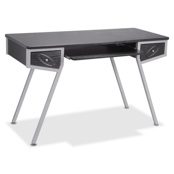 Shop Lorell Black Laminate Computer Desk - Free Shipping Today ...