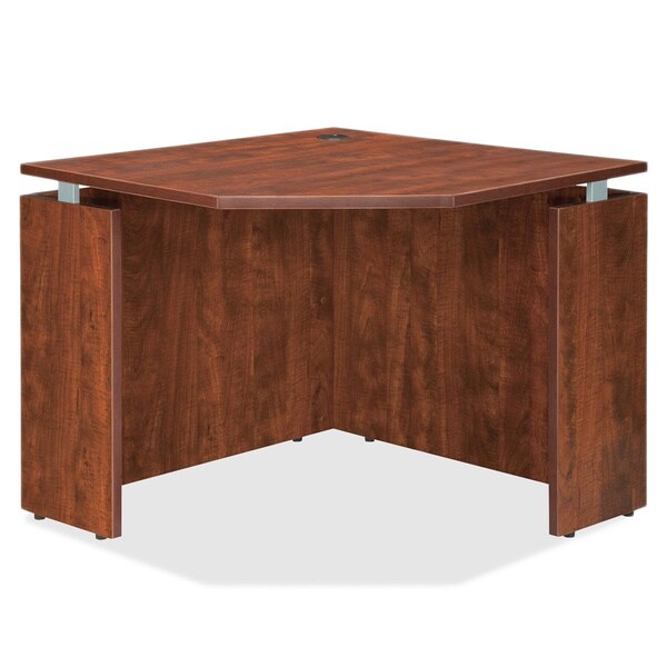 Cherry Lorell Ascent Corner Desk