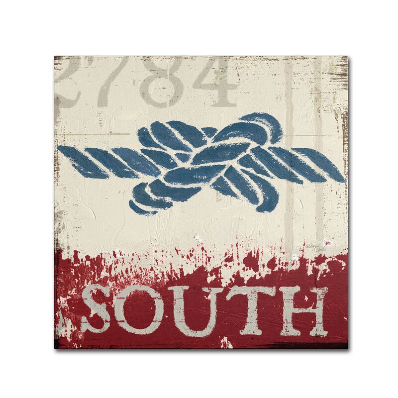 Wellington Studio 'Nautical II Red' Canvas Art