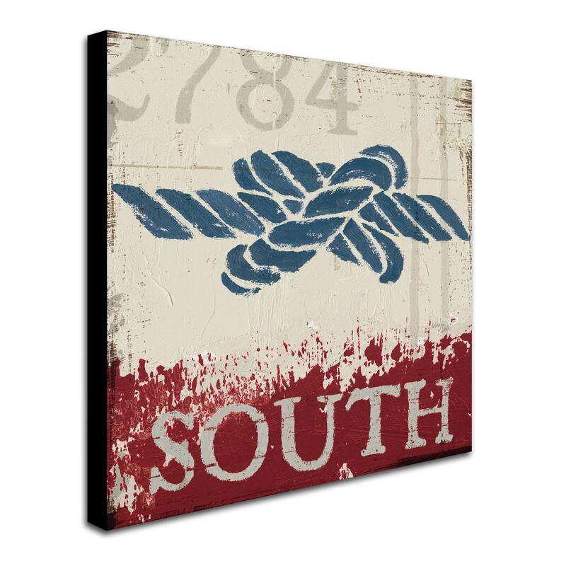 Wellington Studio 'Nautical II Red' Canvas Art