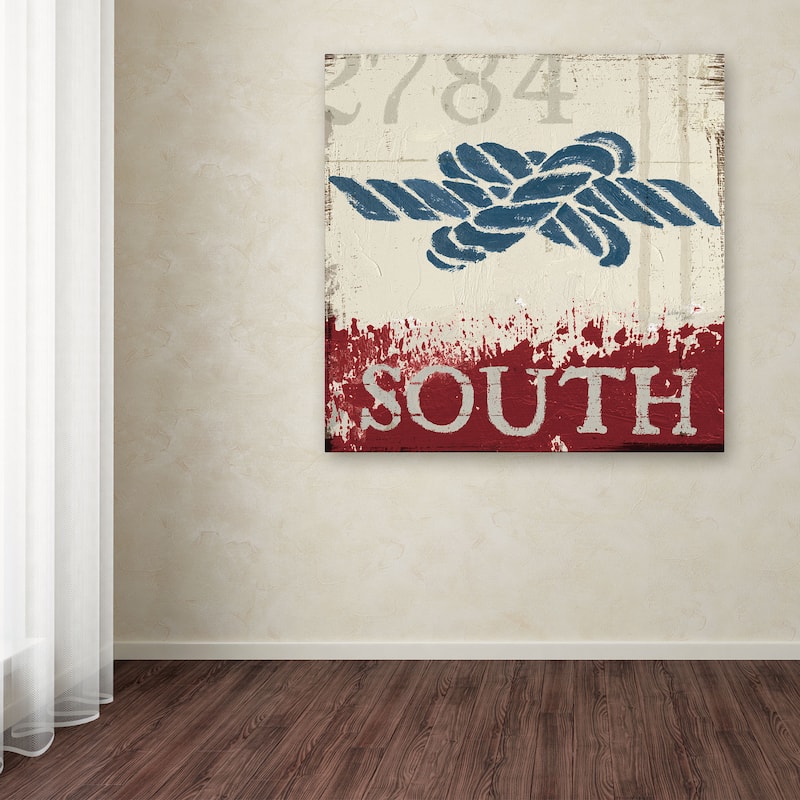 Wellington Studio 'Nautical II Red' Canvas Art