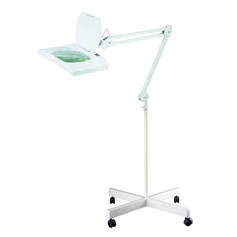 Artiva USA 60-inch Energy Saving White Fluorescent Magnifying Floor Lamp