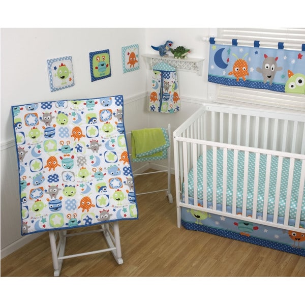 monster crib sheets