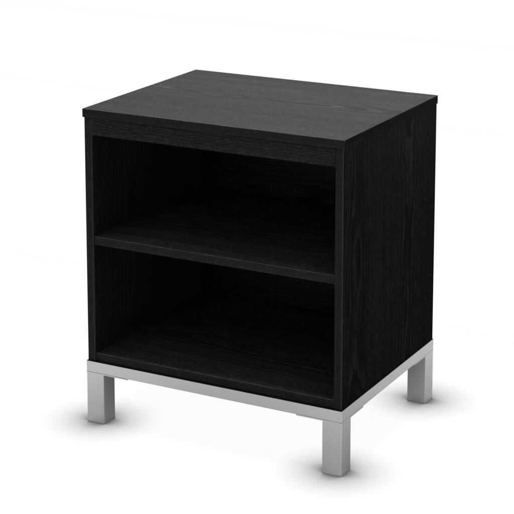 South Shore Black Oak Flexible Storage Table