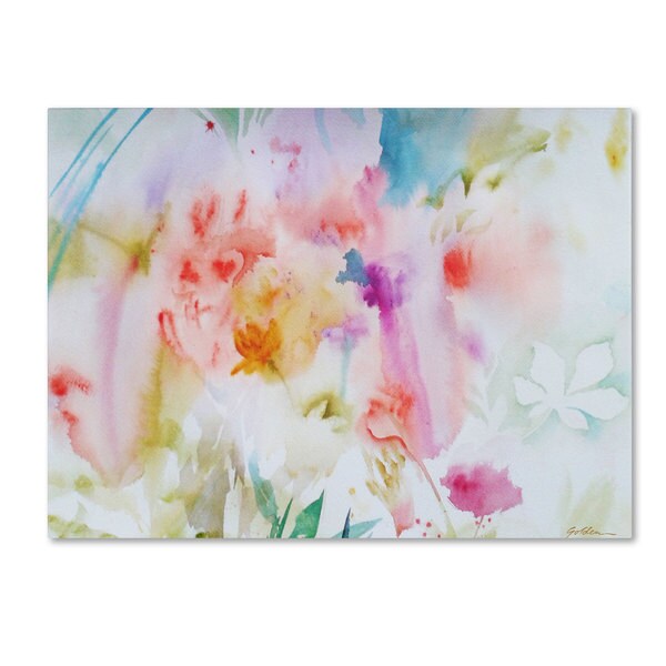 Sheila Golden Flower Dreams Canvas Art Free Shipping Today Sheila Golden X27 Flower Dreams Canvas Art