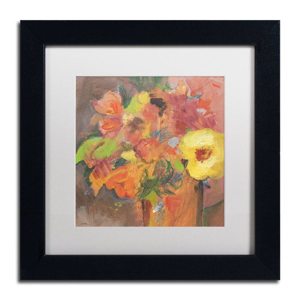 Shop Sheila Golden 'Floral Expressions' Framed Matted Art - Free ...