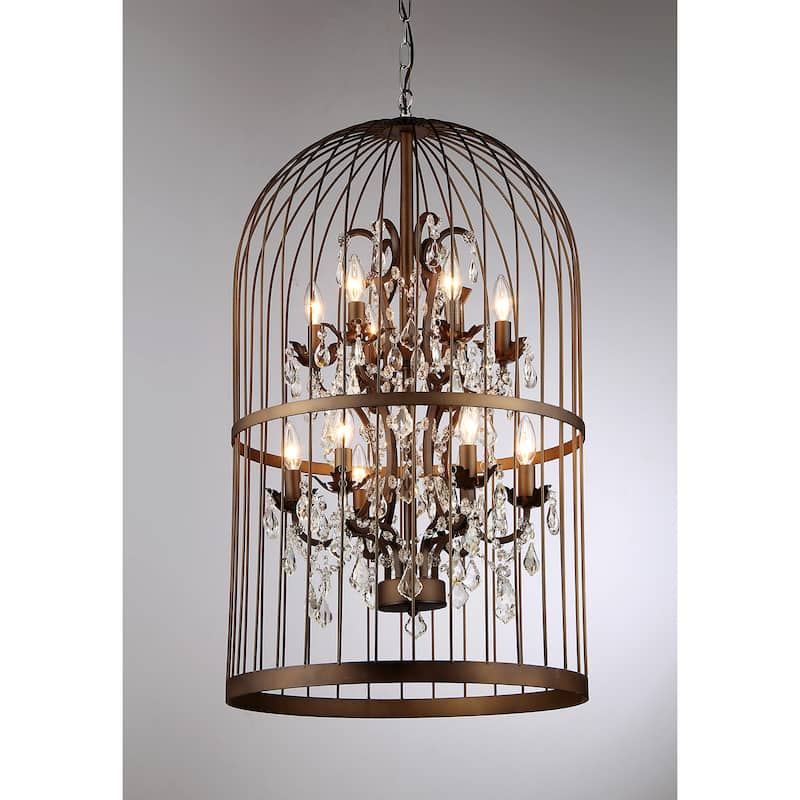 Warehouse of Tiffany Rinee III Cage Chandelier - On Sale - Bed Bath ...