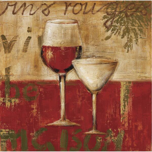 Maison in Red II Original Hand painted Wall Art Bed Bath & Beyond