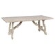 preview thumbnail 2 of 3, Elliott Rustic Hand Crafted 76-inch Dining Table by Kosas Home