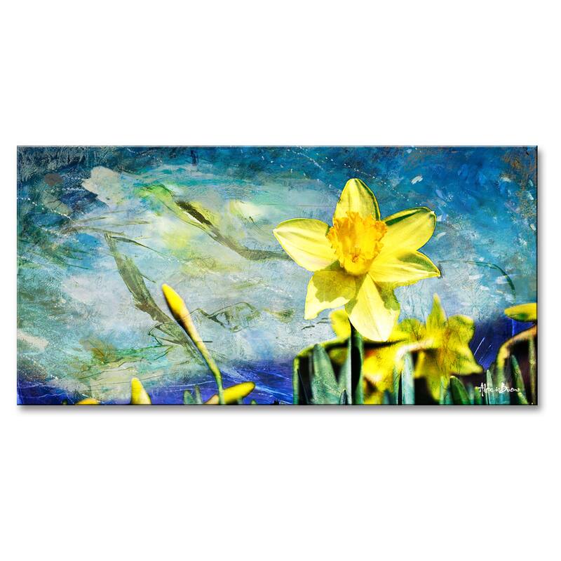 Ready2HangArt 'Painted Petals VII' Floral Canvas Wall Art