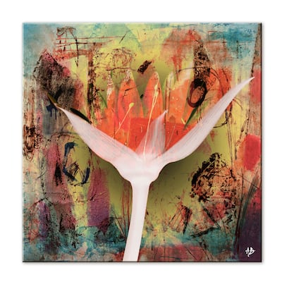 Ready2HangArt 'Painted Petals XXV' Floral Canvas Wall Art