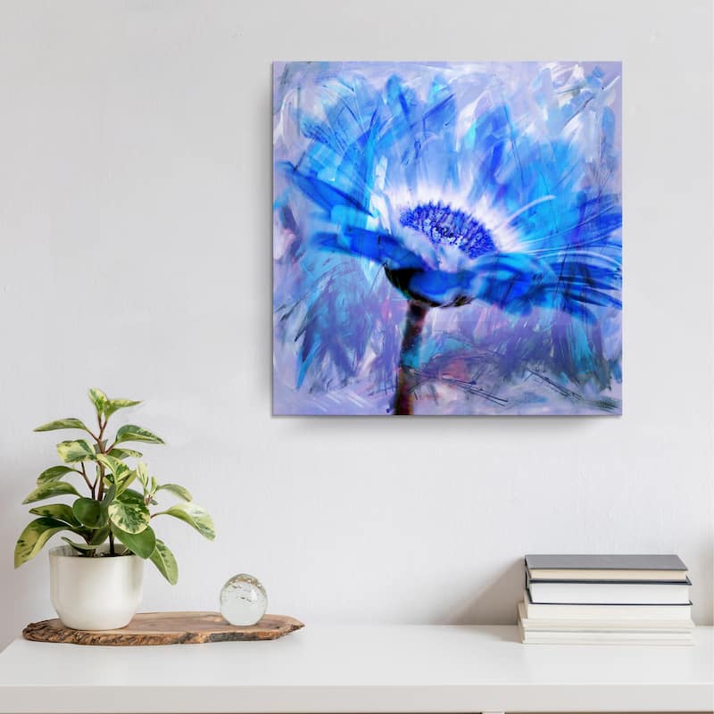 Ready2HangArt 'Painted Petals XLII' Floral Canvas Wall Art