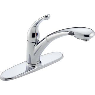 Delta Signature Pull-Outs Single Handle Pull-Out Kitchen Faucet 470-DST Chrome
