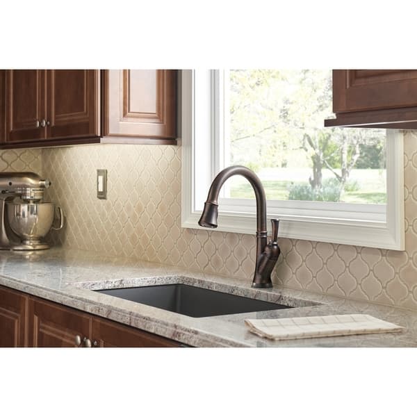 Shop Delta Leland Single Handle Pull Down Kitchen Faucet With