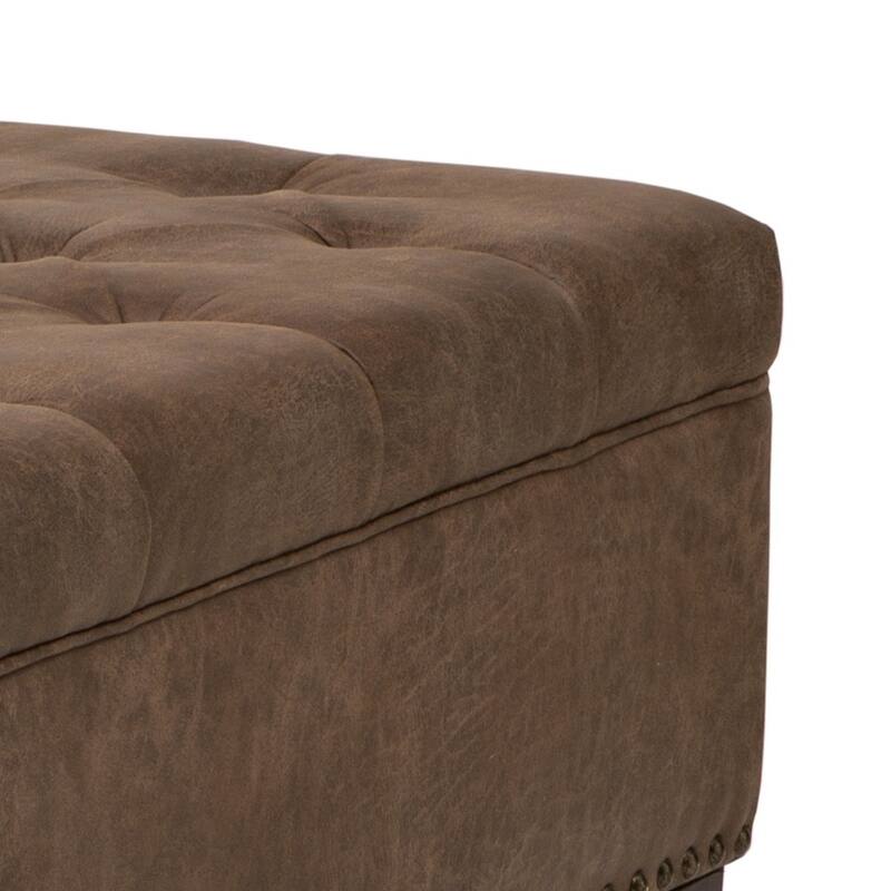 Madison Park Alice Tufted Square Cocktail Ottoman