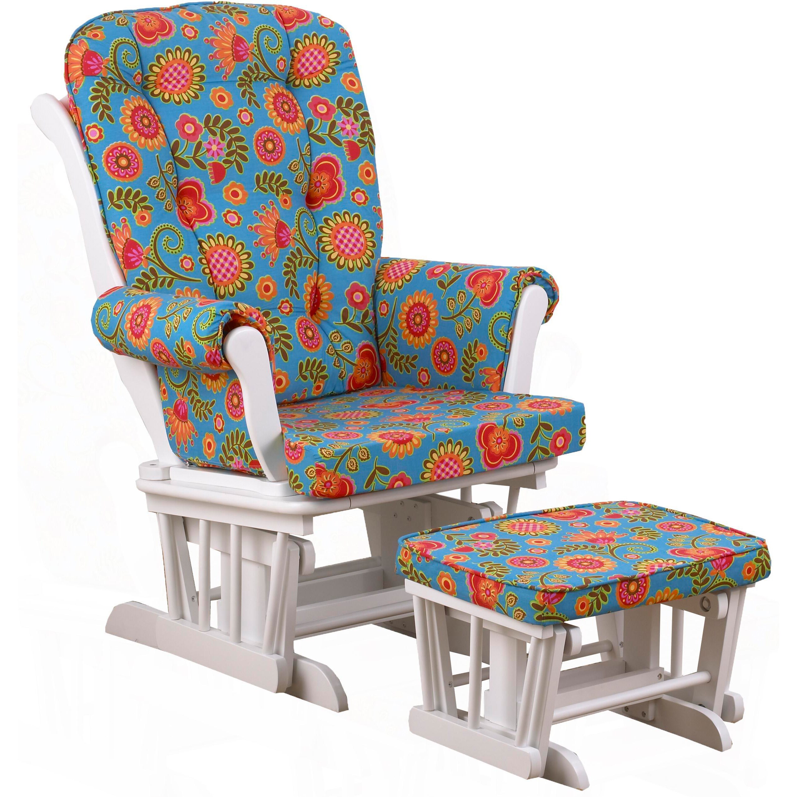 Cotton Tale Gypsy Collection Multicolored Floral Glider Red Ebay